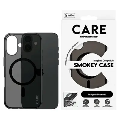 CARE BY PANZERGLASS FLAGSHIP OVITEK ZA MAGSAFE ZA IPHONE 16 POLPROZOREN