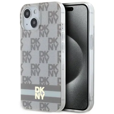 DKNY KARIRAN MONO OVITEK ZA MAGSAFE ZA IPHONE 15 PLUS/14 PLUS BEŽ