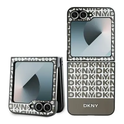 OVITEK S PONAVLJANJEM VZORCA DKNY ZA SAMSUNG GALAXY Z FLIP 6 RJAV