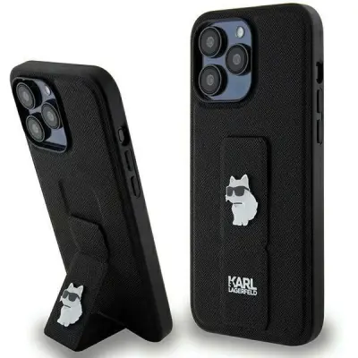 ETUI KARL LAGERFELD GRIPSTAND SAFFIANO CHOUPETTE PINS ZA IPHONE 13 PRO 13