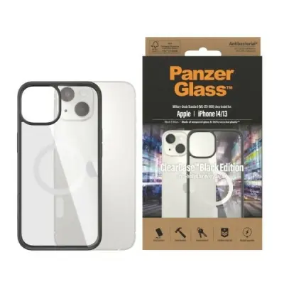 PANTERGLASS CLEARCASE Z ZA MAGSAFE ANTIBAKTERIJSKI OVITEK ZA IPHONE 14 15 13