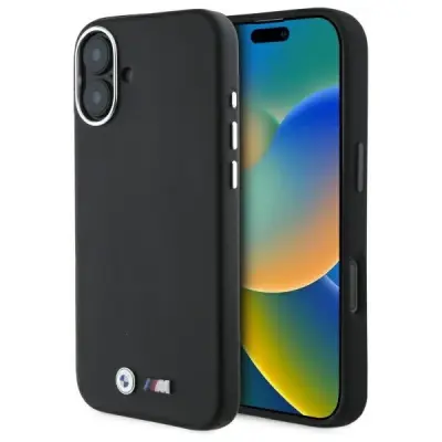 KOVINSKI OVITEK BMW M SMOOTH FULL WRAPPED ZA MAGSAFE ZA IPHONE 16 PLUS ČRN