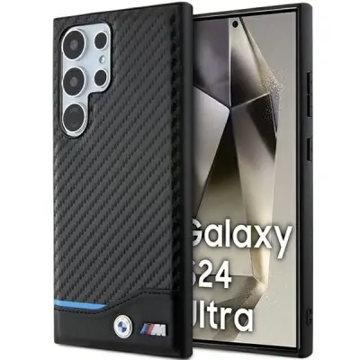 USNJENI OVITEK BMW CARBON ZA SAMSUNG GALAXY S24 ULTRA ČRN