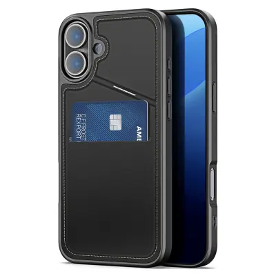 OVITEK DUX DUCIS RAFI II MAG Z ZA MAGSAFE ZA IPHONE 16 ČRN OVITEK