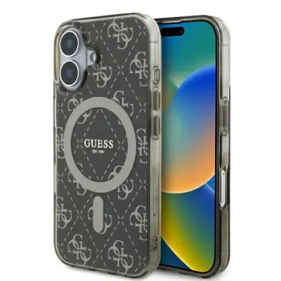 OVITEK GUESS IML 4G OZADJE ZA MAGSAFE ZA IPHONE 16 PLUS RJAV OVITEK