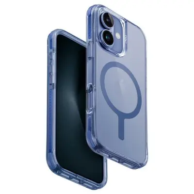 UNIQ COMBAT MAGCLICK POLNILNI OVITEK ZA MAGSAFE ZA IPHONE 16 PLUS MODRA