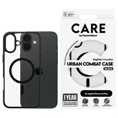 ETUI CARE BY PANZERGLASS FLAGSHIP URBAN CASE MAGSAFE NA IPHONE 16 PLUS - PRZEZROCZYSTY