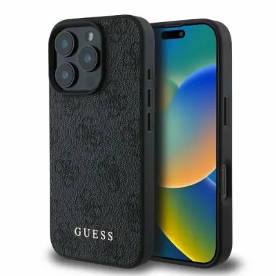 OVITEK GUESS 4G CLASSIC CASE ZA IPHONE 16 PRO MAX ČRN