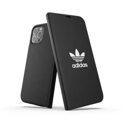ADIDAS ALI KNJIŽICA OVITEK OVITEK ZA IPHONE 12 PRO MAX 6.7 ČRNO BEL