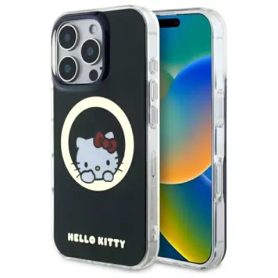 OVITEK HELLO KITTY ZA MAGSAFE SWEET KITTY ZA IPHONE 16 PRO MAX ČRN
