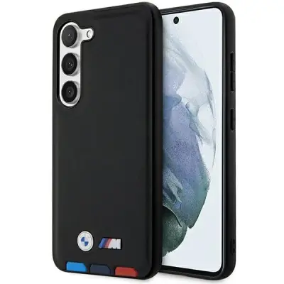 OVITEK TRIKOLORNI USNJENI OVITEK BMW STAMP ZA SAMSUNG GALAXY S23+