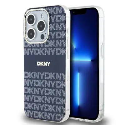 DKNY IML MONO & STRIPE OVITEK ZA MAGSAFE OVITEK ZA IPHONE 15 PRO MAX MODRA