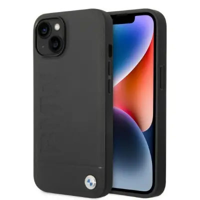 ETUI BMW BMHMP14MSLLBK IPHONE 14 PLUS / 15 PLUS 6,7 CZARNY/BLACK HARDCASE SIGNATURE LOGO IMPRINT MAGSAFE