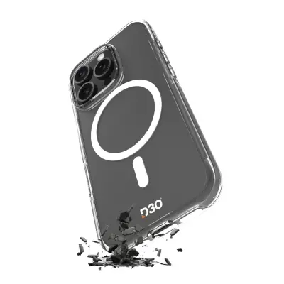 PURO SILIKONSKI OVITEK IMPACT CLEAR D3O MAGSAFE ZA IPHONE 16 PRO MAX