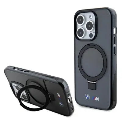 BMW RING STAND M COLLECTION CASE ZA MAGSAFE ZA IPHONE 15 PRO MAX ČRNA