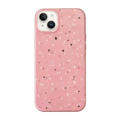 ETUI UNIQ COEHL TERRAZZO NA IPHONE 14 - RÓŻOWE