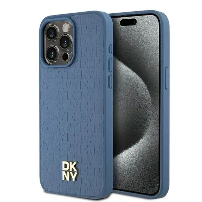 DKNY USNJEN OVITEK MONOGRAM ZA MAGSAFE ZA IPHONE 15 PRO MAX MODER