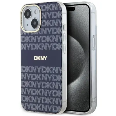DKNY IML MONO & STRIPE OVITEK ZA MAGSAFE OVITEK ZA IPHONE 15/14/13 MODRA
