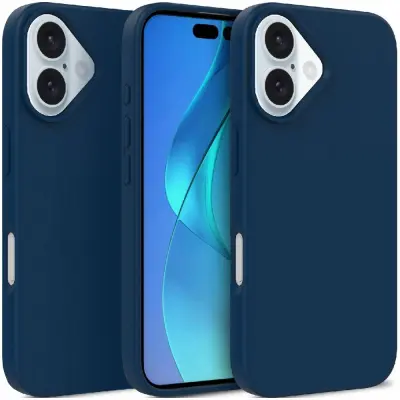 HURTEL OVITEK ZADNJE OHIŠJE Z MAGSAFE ZA IPHONE 16 NAVY BLUE