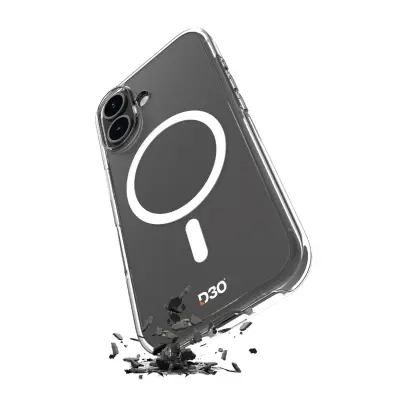PURO IMPACT CLEAR D3O ZA SILIKONSKI OVITEK MAGSAFE ZA IPHONE 16 PROZOREN