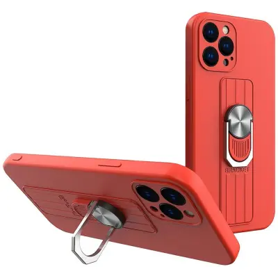 RING CASE ETUI OBUDOWA POKROWIEC FUTERAŁ DO XIAOMI REDMI NOTE 11 CZERWONY