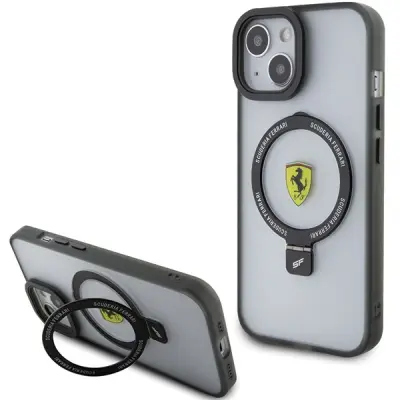 FERRARI RING STAND 2023 OVITEK ZA MAGSAFE OVITEK ZA IPHONE 15 ČRN