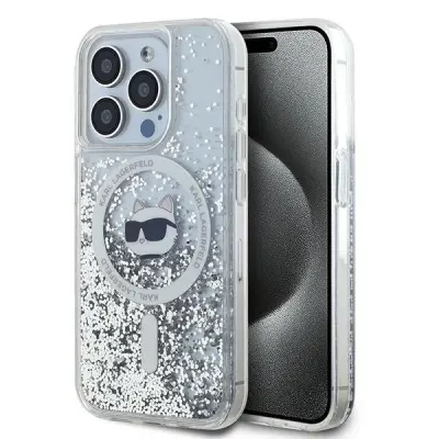 OVITEK KARL LAGERFELD TEKOČI BLEŠČICE CHOUPETTE MAGSAFE ZA IPHONE 13 PRO 13