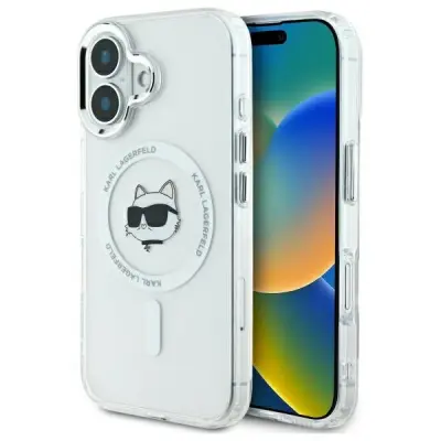 KARL LAGERFELD IML METAL CHOUPETTE HEAD OVITEK ZA MAGSAFE ZA IPHONE 16 BEL