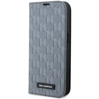 OVITEK KARL LAGERFELD SAFFIANO MONOGRAM ZA IPHONE 14 PRO MAX SREBRN