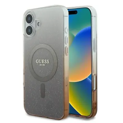GUESS IML GLITER GRADIENT OVITEK ZA MAGSAFE OVITEK ZA IPHONE 16 RJAV