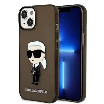 OVITEK KARL LAGERFELD IKONIK KARL ZA IPHONE 14 PLUS OVITEK ČRN