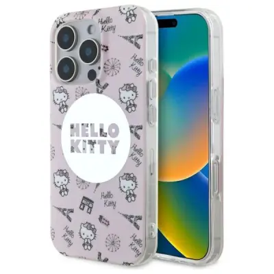 OVITEK HELLO KITTY MAGSAFE OVITEK ZA IPHONE 16 PRO MAX ROZA
