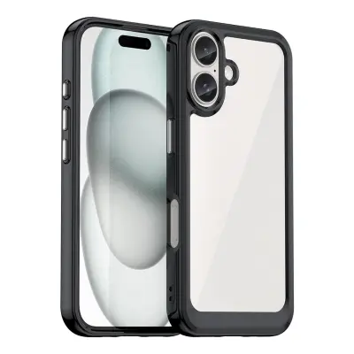 OVITEK OUTER SPACE CASE Z GEL OKVIROM ZA IPHONE 16 PLUS ČRN