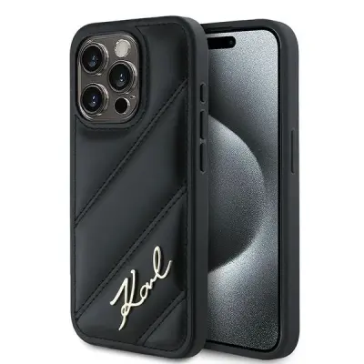 OVITEK KARL LAGERFELD ZA IPHONE 13 PRO MAX ČRN