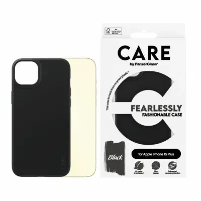 OVITEK CARE BY PANZERGLASS ZA IPHONE 15 PLUS 6.7 ČRN OVITEK