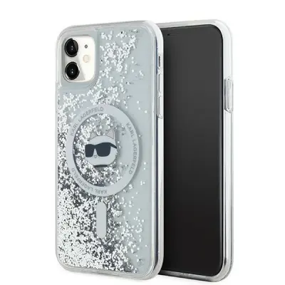 OVITEK CHOUPETTE S TEKOČIM BLEŠČICAMI KARL LAGERFELD ZA MAGSAFE ZA IPHONE 11/XR