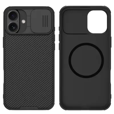 NILLKIN CAMSHIELD PRO MAGNETNI OVITEK OVITEK ZA IPHONE 16 ČRN