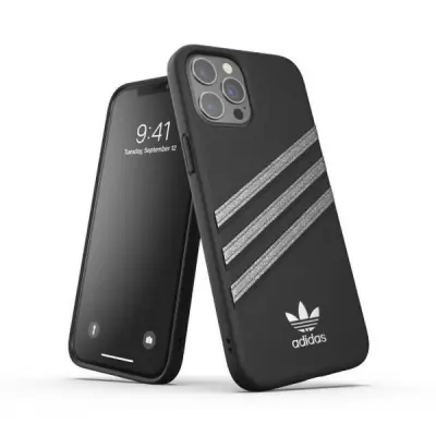 ADIDAS ALI MOLDED CASE WOMAN ZA IPHONE 12 PRO MAX COVER CASE ČRNA