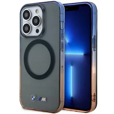 BMW GRADIENT BUMPER OVITEK ZA MAGSAFE OVITEK ZA IPHONE 14 PRO MAX SIVA