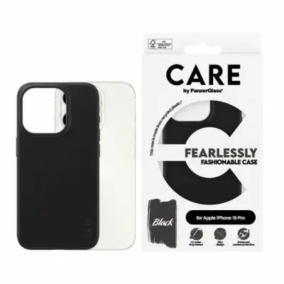 CARE BY PANZERGLASS CASE OVITEK ZA IPHONE 15 PRO 6.1 BLACK BLACK