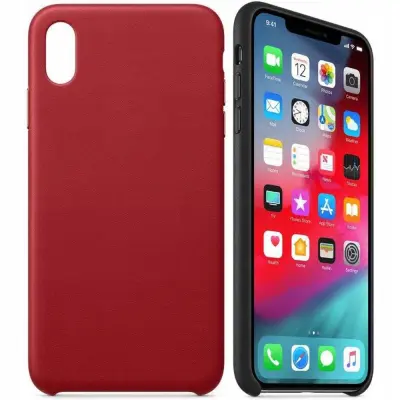 OVITEK IZ EKO USNJA S PODOM ZA IPHONE 12 MINI RDEČ