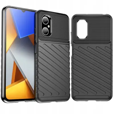 OVITEK THUNDER CASE OVITEK ZA XIAOMI REDMI NOTE 11E 10 5G ČRN