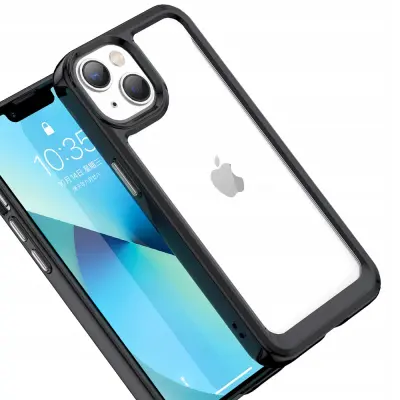 OUTER SPACE CASE ETUI OBUDOWA POKROWIEC FUTERAŁ DO IPHONE 14 PLUS CZARNY