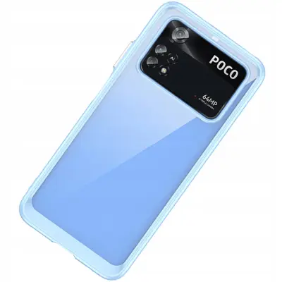 OUTER SPACE CASE ETUI OBUDOWA POKROWIEC DO XIAOMI POCO M4 PRO NIEBIESKIE