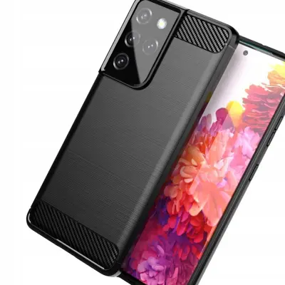 CARBON OVITEK OVITEK OHIŠJE ZA SAMSUNG GALAXY S21 ULTRA 5G ČRN