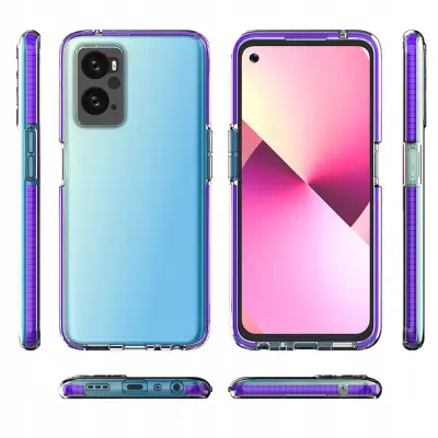 VZMETNI POKROV OHIŠJA ZA OPPO A36/A76/A96 SVETLO MODRA