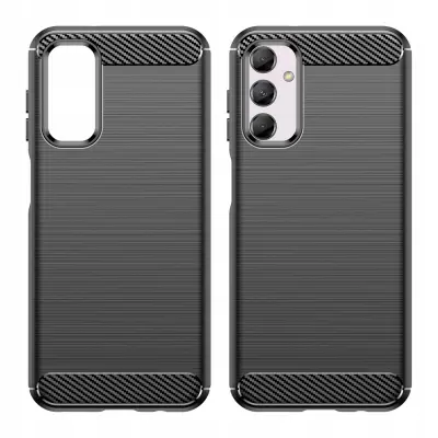 CARBON CASE ETUI OBUDOWA POKROWIEC FUTERAŁ DO SAMSUNG GALAXY M14 CZARNE