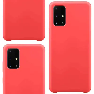 SILIKONSKI OVITEK OVITEK OHIŠJE OVITEK ZA SAMSUNG GALAXY A72 RDEČA