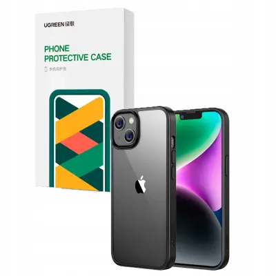 UGREEN ŻELOWE ETUI CASE OBUDOWA Z RAMKĄ DO IPHONE 14 PLUS PRZEZROCZYSTE