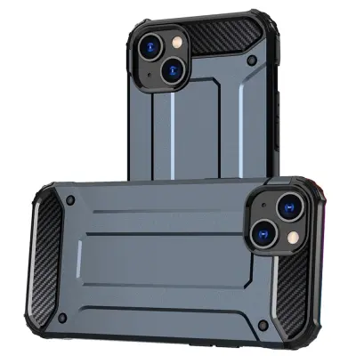 HYBRID ARMOUR CASE OVITEK OHIŠJE OVITEK ZA IPHONE 15+ MODRA
